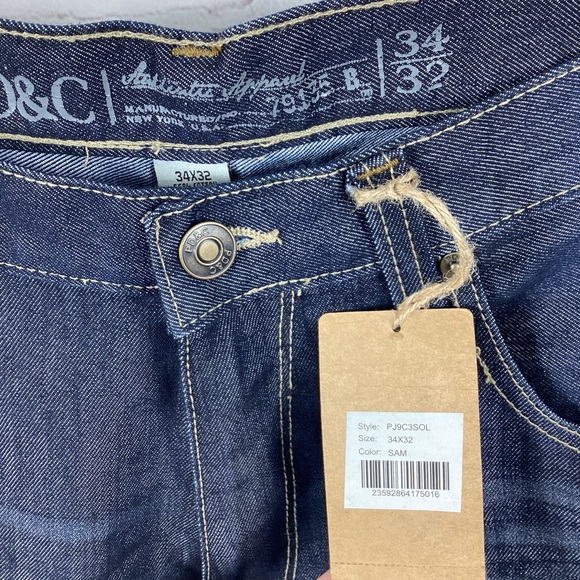 NWT PD&C Men’s Relaxed Fit Denim Jeans Men’s Size 34x32 - Picture 4 of 10